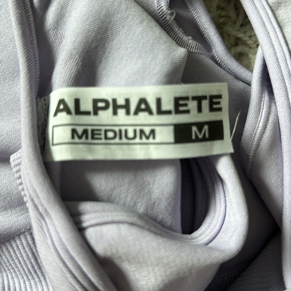 Alphalete Sports bra. Medium. Lavender. - Picture 3 of 4